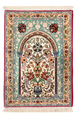 Perserteppich - Isfahan - Premium - 103 x 70 cm - grün