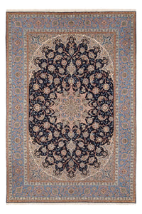 Perserteppich - Isfahan - Premium - 355 x 255 cm - dunkelblau