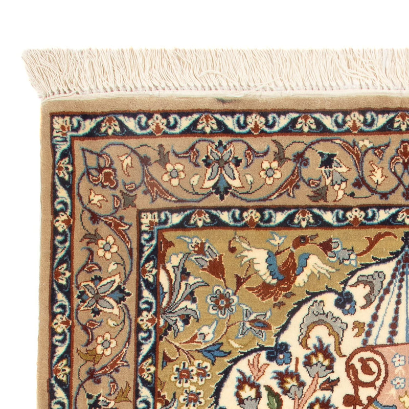 Perserteppich - Isfahan - Premium - 110 x 74 cm - creme