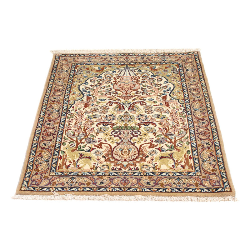 Perserteppich - Isfahan - Premium - 110 x 74 cm - creme