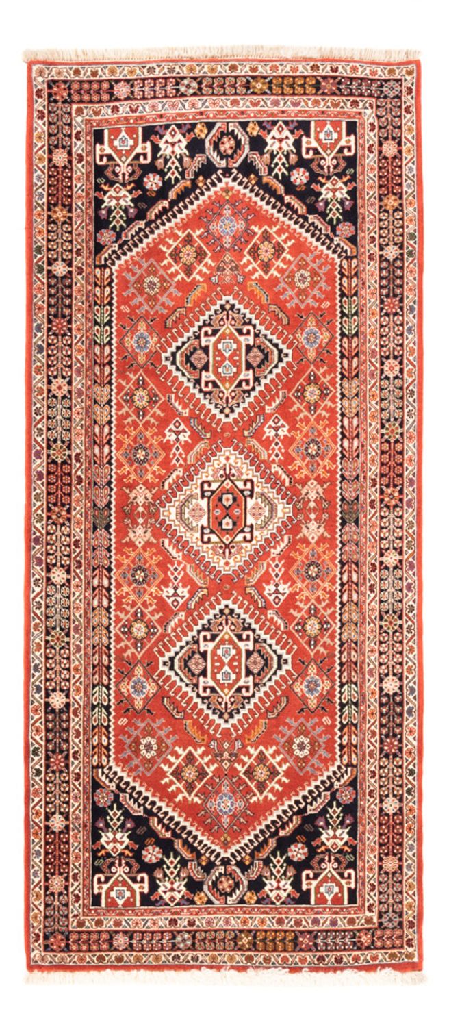 Läufer Gabbeh - Kaschkuli Perser - 206 x 87 cm - orange