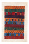 Loribaft Teppich Perser 83x129cm - Orientteppich - Rechteckig / Mehrfarbig / 83 x 129 cm Rechteckig