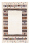 Loribaft Teppich Perser 85x136cm - Orientteppich - Rechteckig / Mehrfarbig / 85 x 136 cm Rechteckig