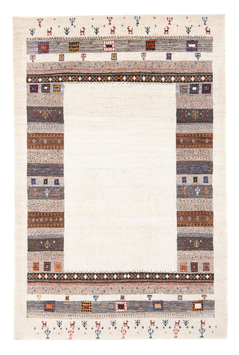 Gabbeh Teppich - Loribaft Perser - 136 x 85 cm - mehrfarbig