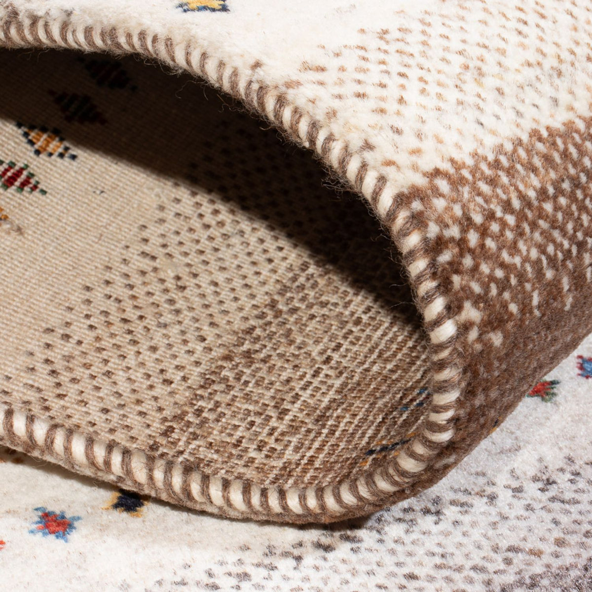 Gabbeh Teppich - Loribaft Perser - 127 x 83 cm - mehrfarbig