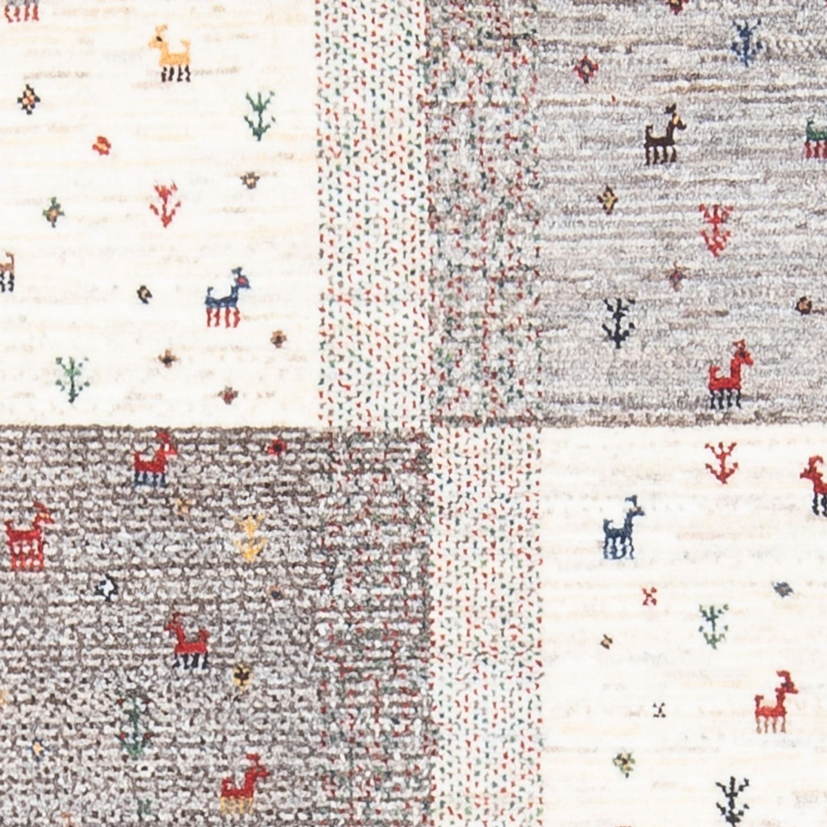 Gabbeh Teppich - Loribaft Perser - 128 x 86 cm - mehrfarbig