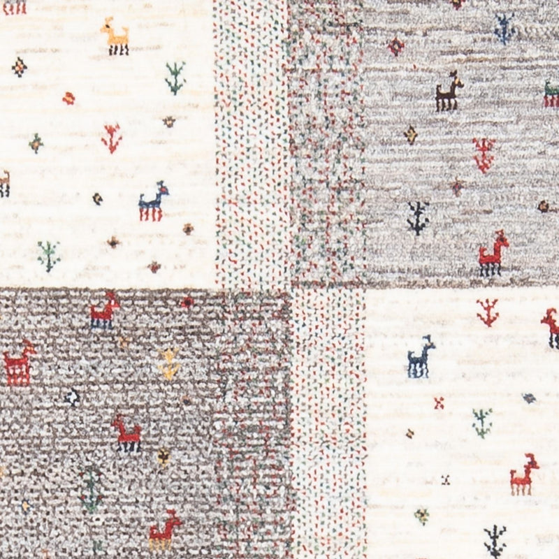 Gabbeh Teppich - Loribaft Perser - 128 x 86 cm - mehrfarbig