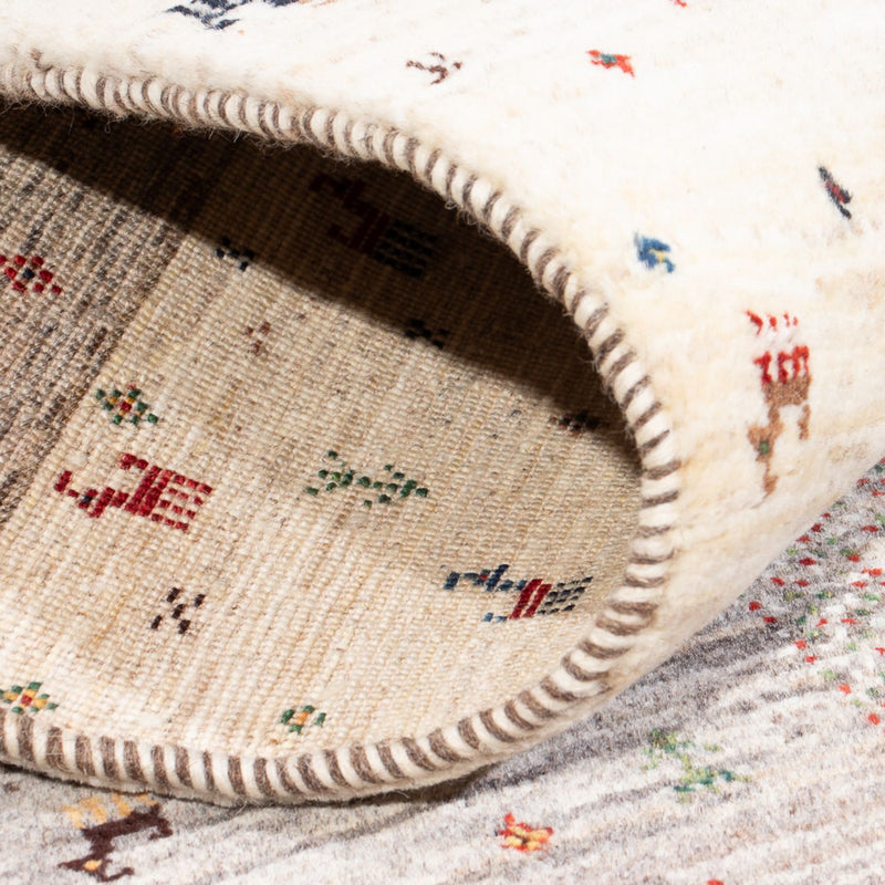 Gabbeh Teppich - Loribaft Perser - 128 x 86 cm - mehrfarbig