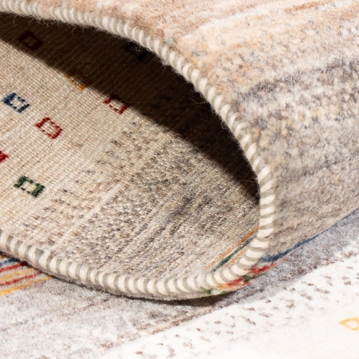 Gabbeh Teppich - Loribaft Perser - 142 x 82 cm - mehrfarbig