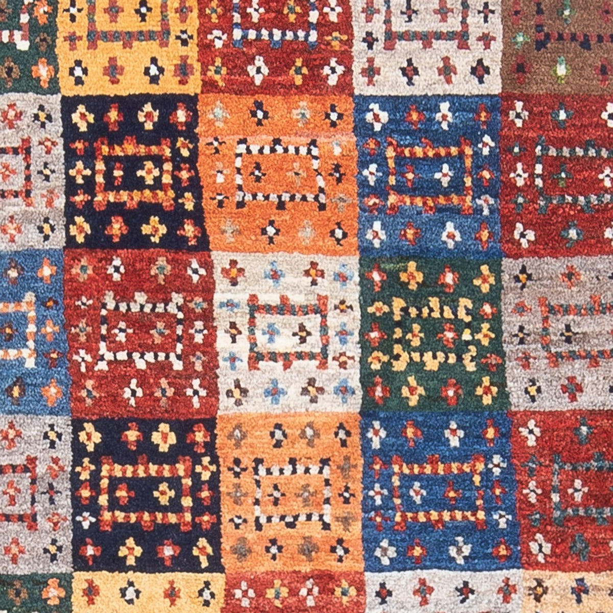 Gabbeh Teppich - Loribaft Perser - 136 x 85 cm - mehrfarbig