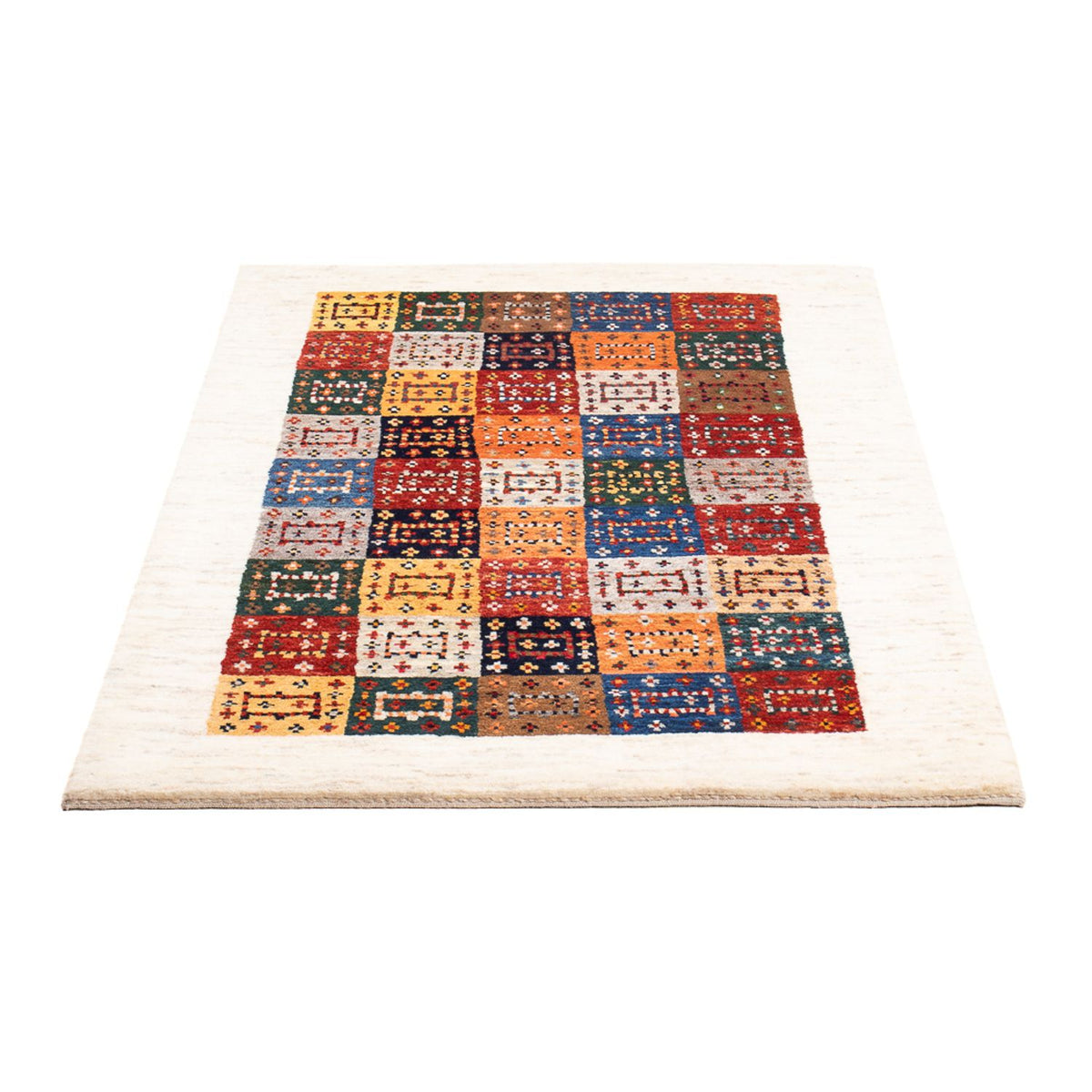 Gabbeh Teppich - Loribaft Perser - 136 x 85 cm - mehrfarbig