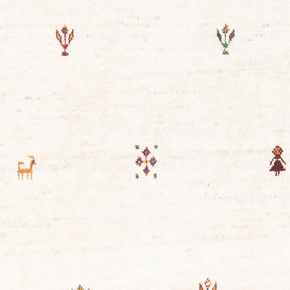 Gabbeh Teppich - Loribaft Perser - 126 x 88 cm - mehrfarbig