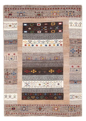 Gabbeh Teppich - Loribaft Perser - 127 x 83 cm - mehrfarbig