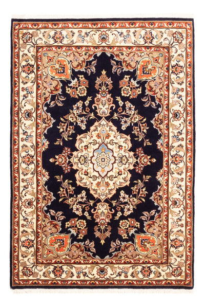 Maschad Teppich 120x174cm - Perserteppich - dunkelblau