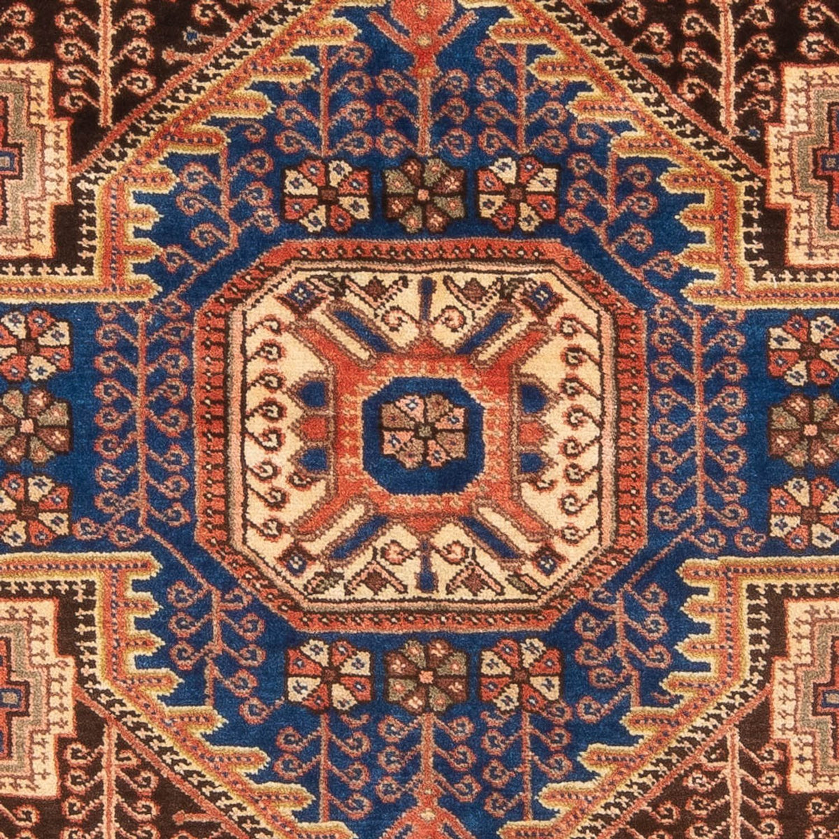 Perserteppich - Nomadic - 195 x 150 cm - blau