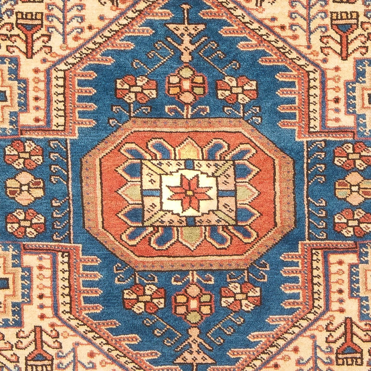 Perserteppich - Nomadic - 195 x 138 cm - blau
