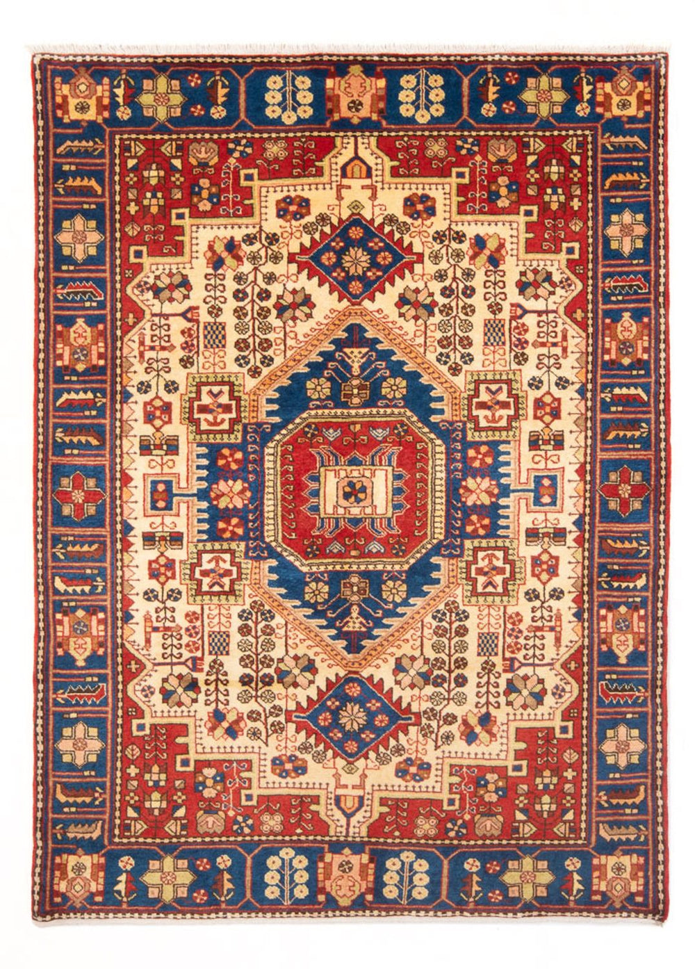 Perserteppich - Nomadic - 192 x 143 cm - blau
