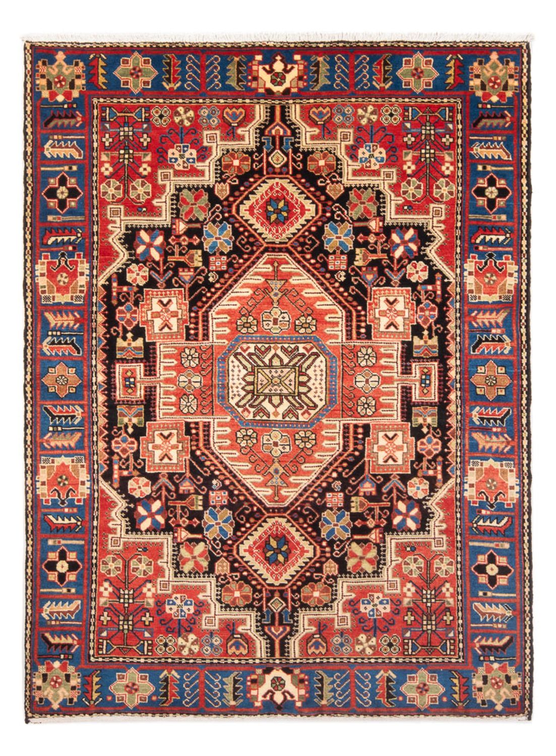 Perserteppich - Nomadic - 194 x 140 cm - hellbeige