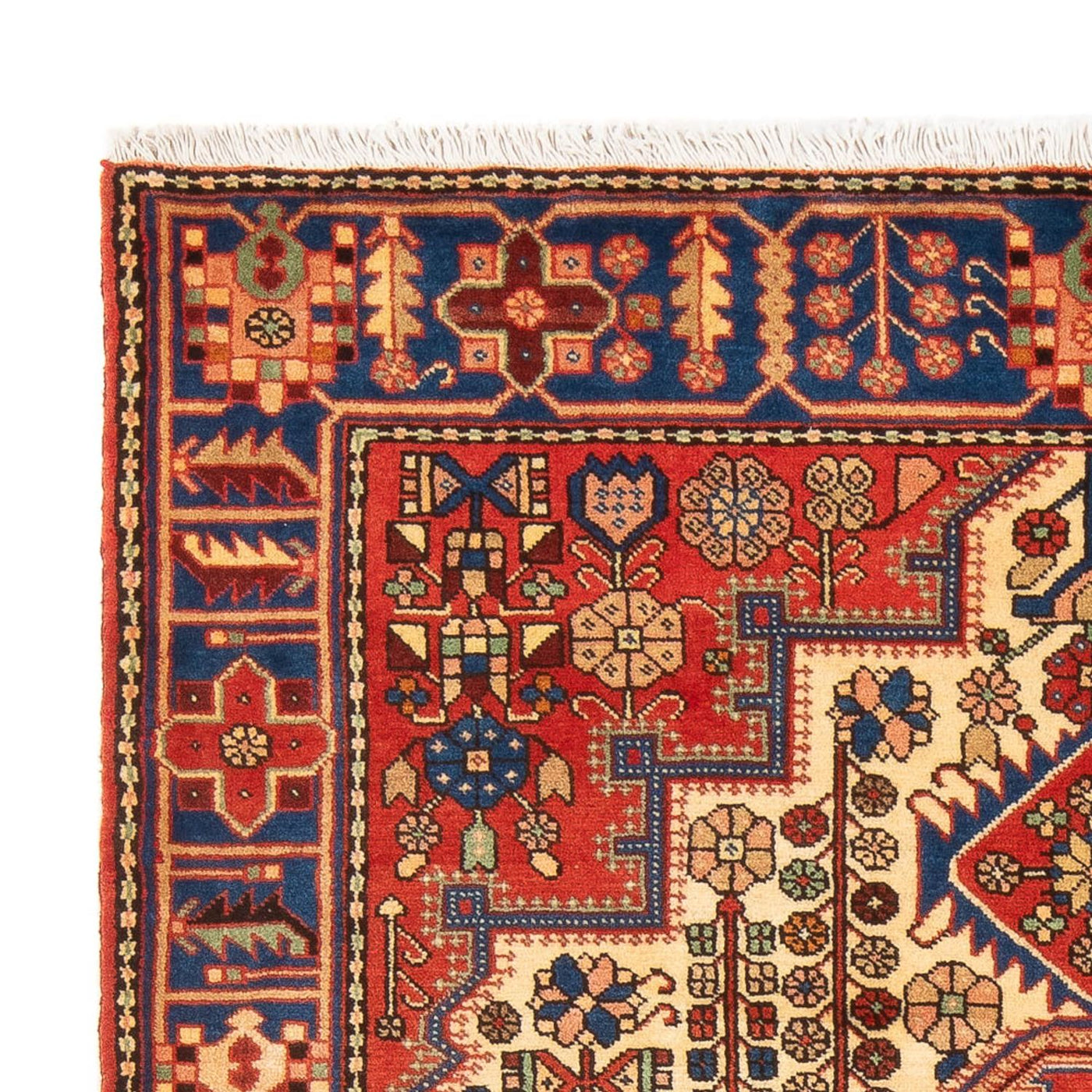 Perserteppich - Nomadic - 202 x 143 cm - rot