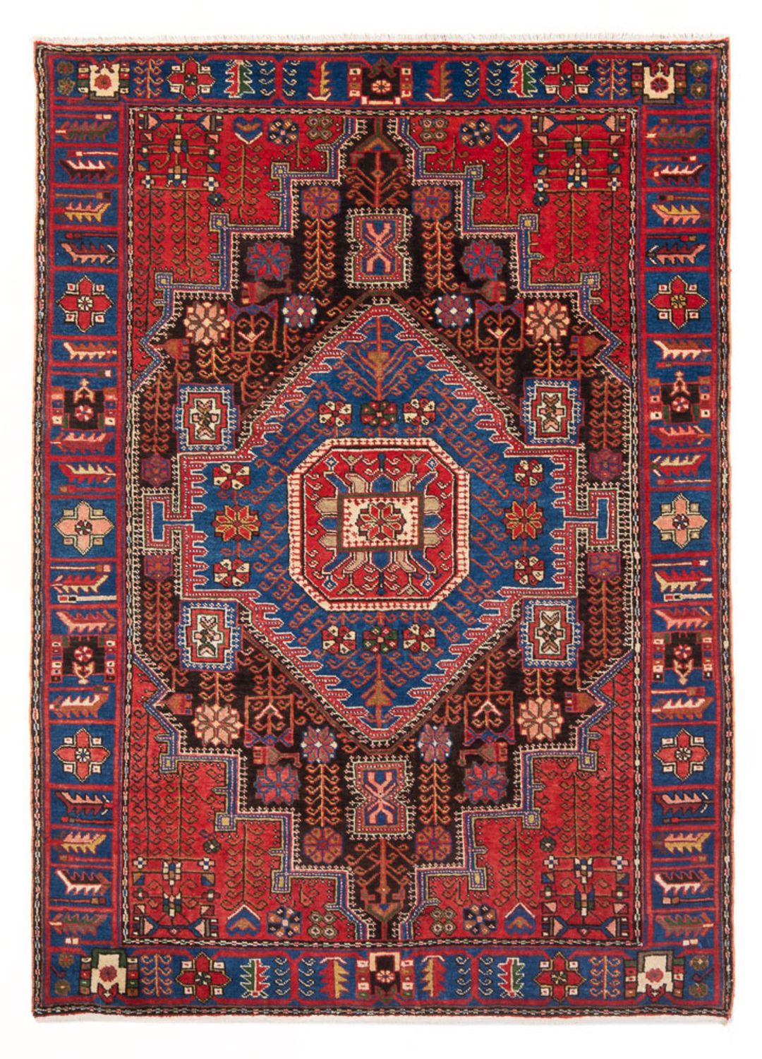 Perserteppich - Nomadic - 213 x 137 cm - blau