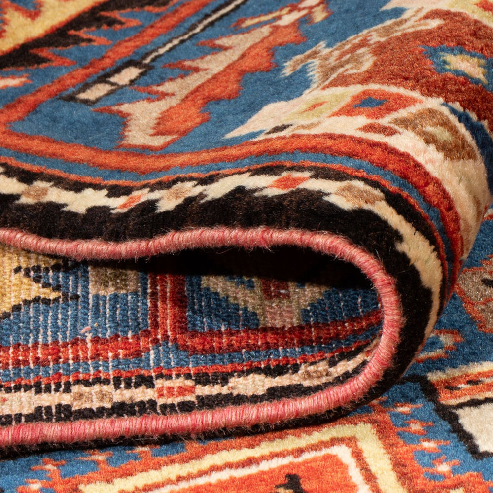 Perserteppich - Nomadic - 200 x 143 cm - blau
