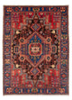 Perserteppich - Nomadic - 202 x 148 cm - bordeauxrot