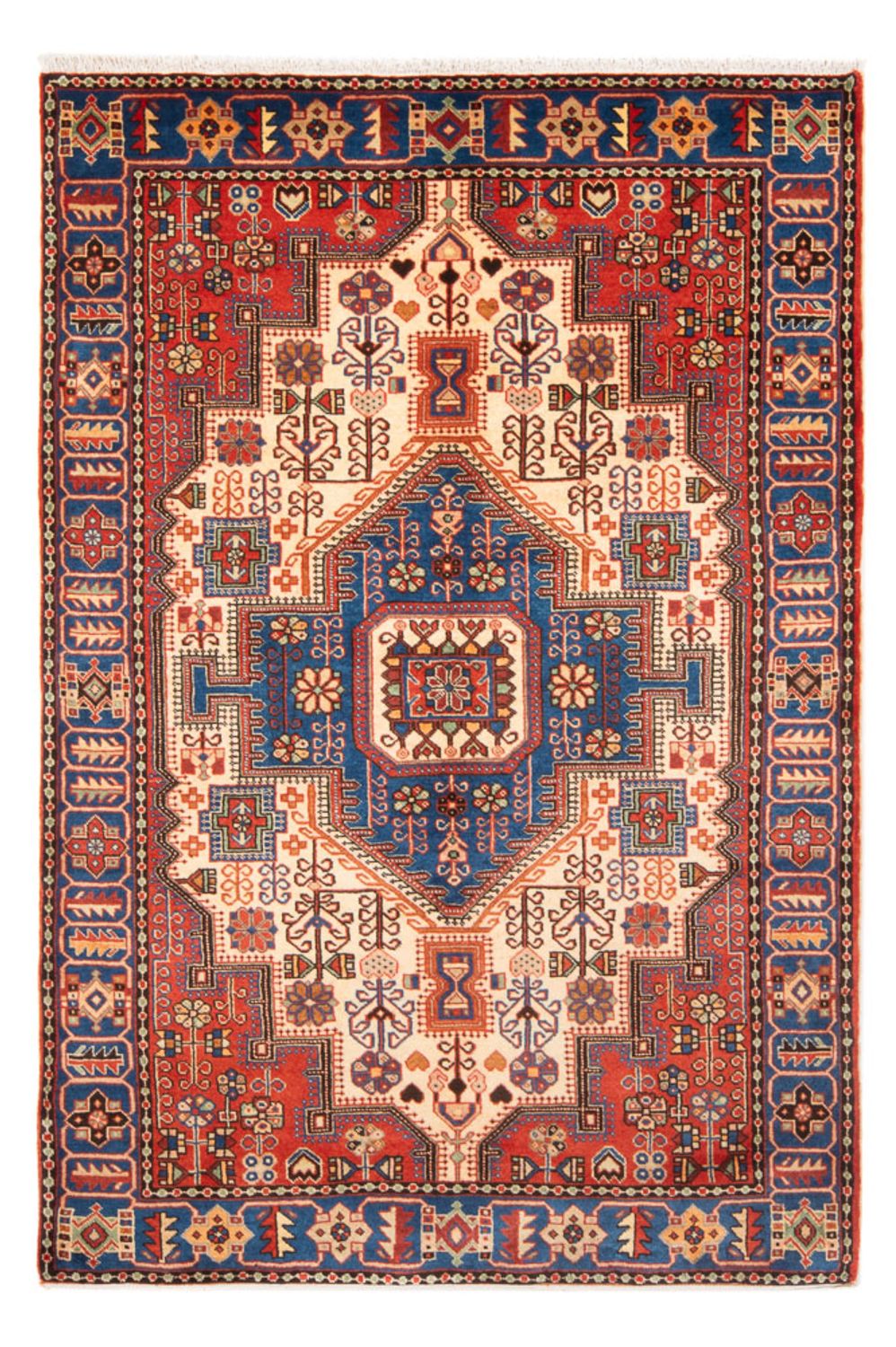 Perserteppich - Nomadic - 200 x 146 cm - hellbeige