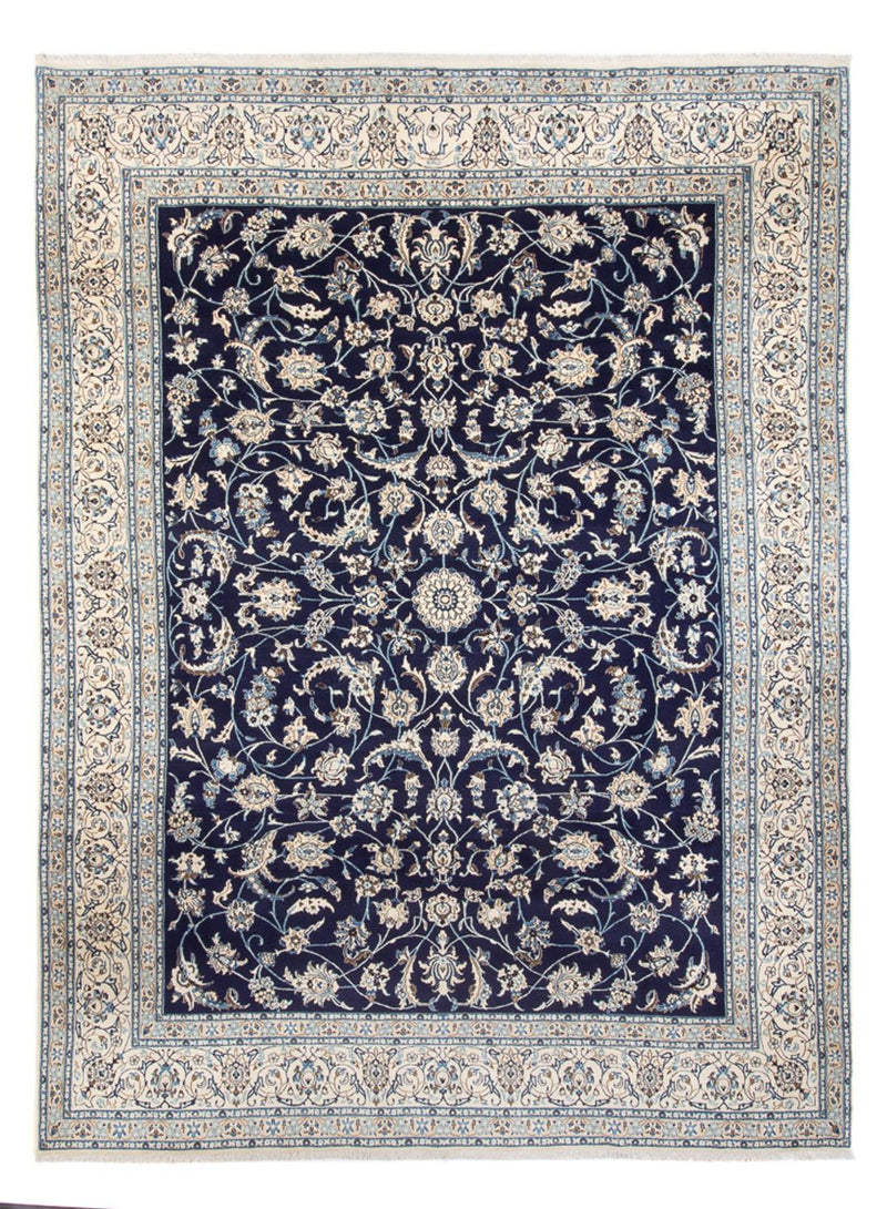 Perserteppich - Nain - 405 x 292 cm - dunkelblau