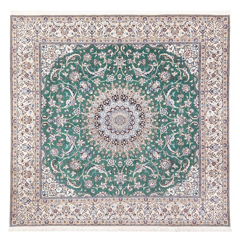 Perserteppich - Nain - 264 x 248 cm - grün