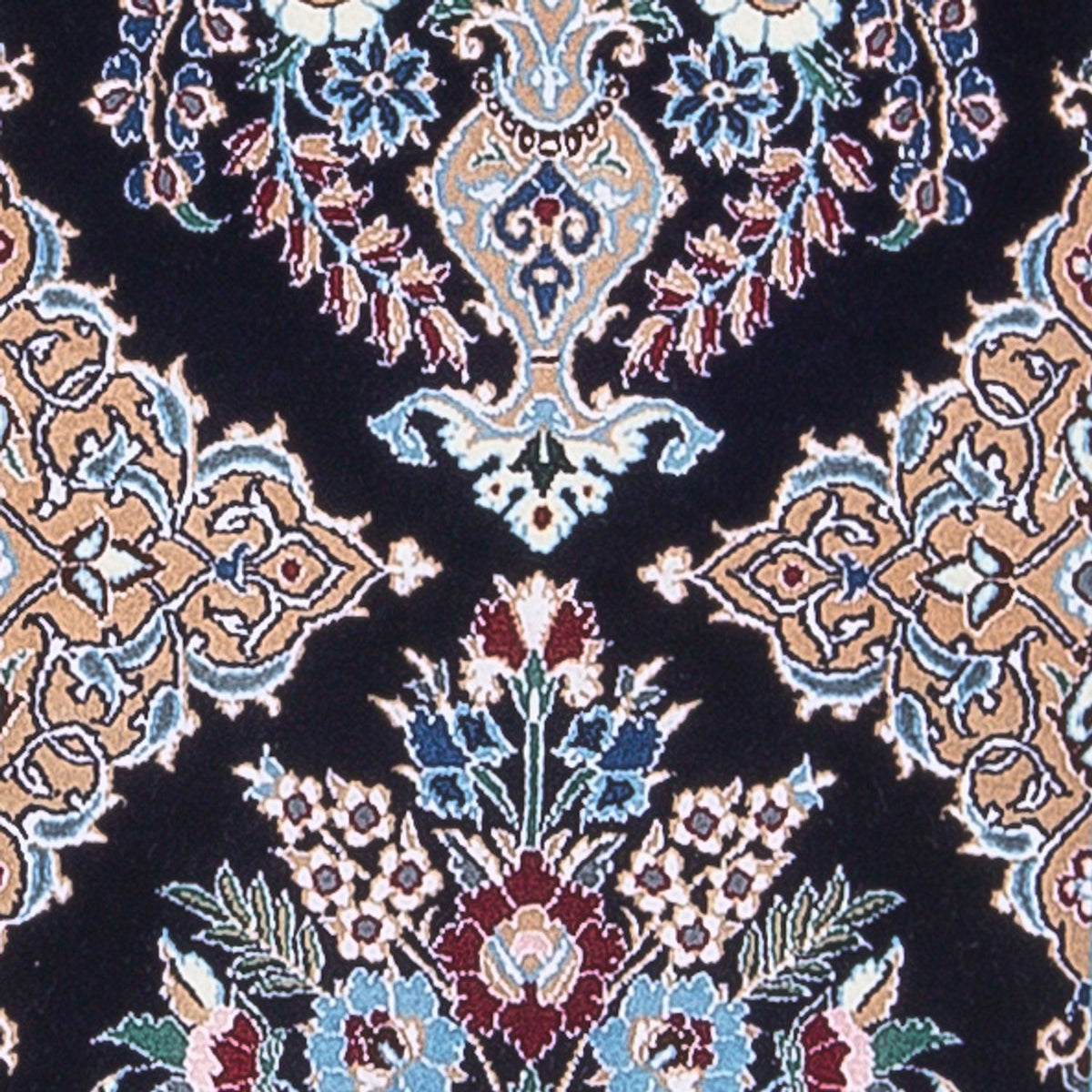 Läufer Perser - Nain - Premium - 228 x 48 cm - dunkelblau