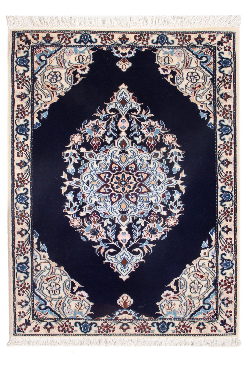 Perserteppich - Nain - Premium - 75 x 50 cm - hellblau