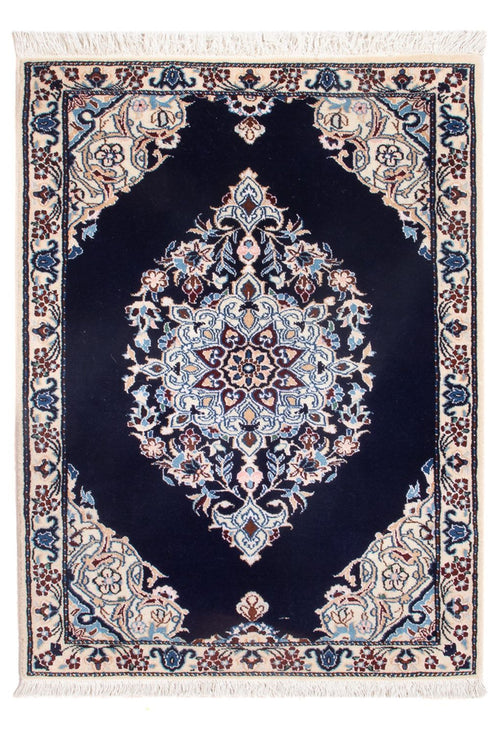 Perserteppich - Nain - Premium - 75 x 50 cm - hellblau