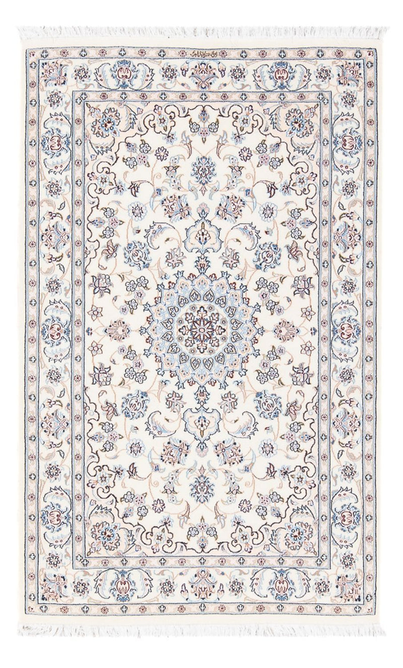 Perserteppich - Nain - Premium - 132 x 80 cm - creme