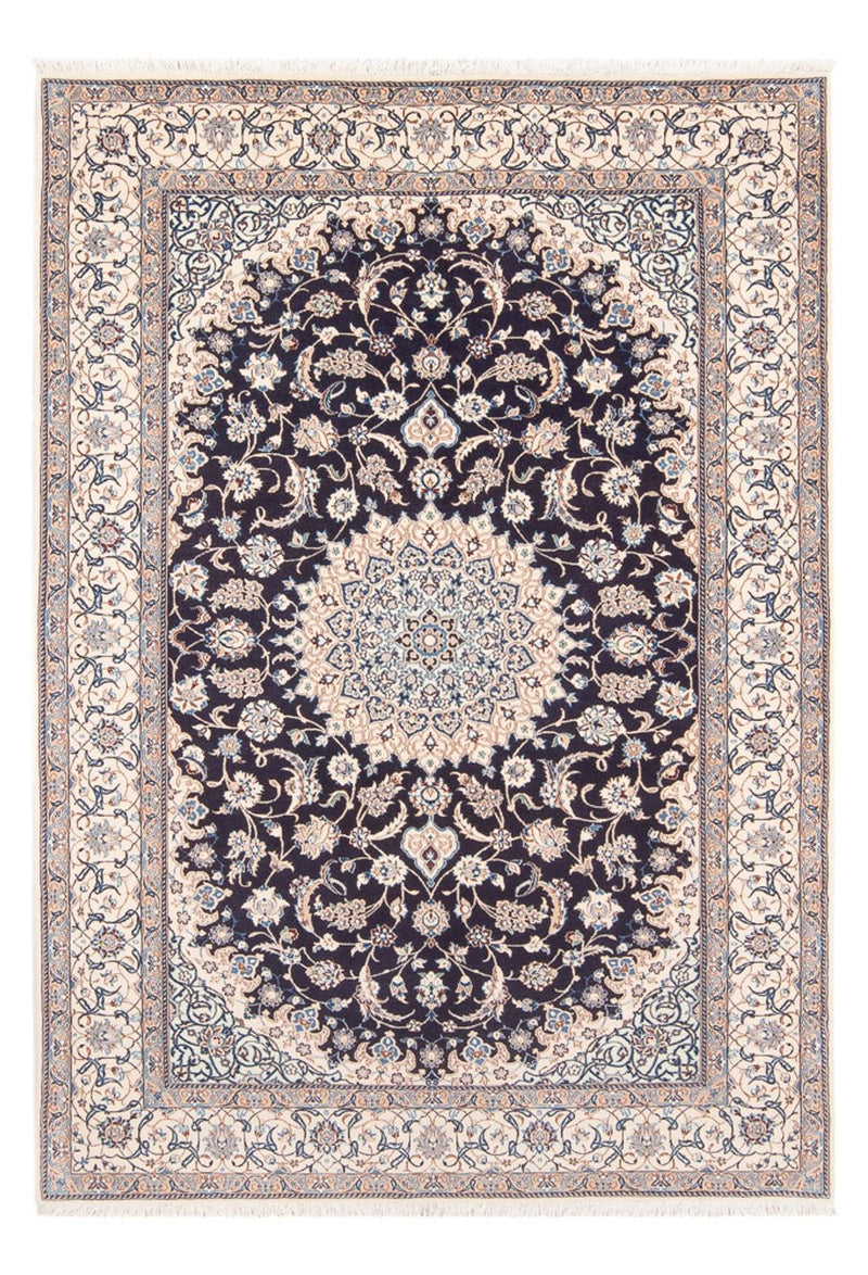 Perserteppich - Nain - Premium - 200 x 130 cm - dunkelblau