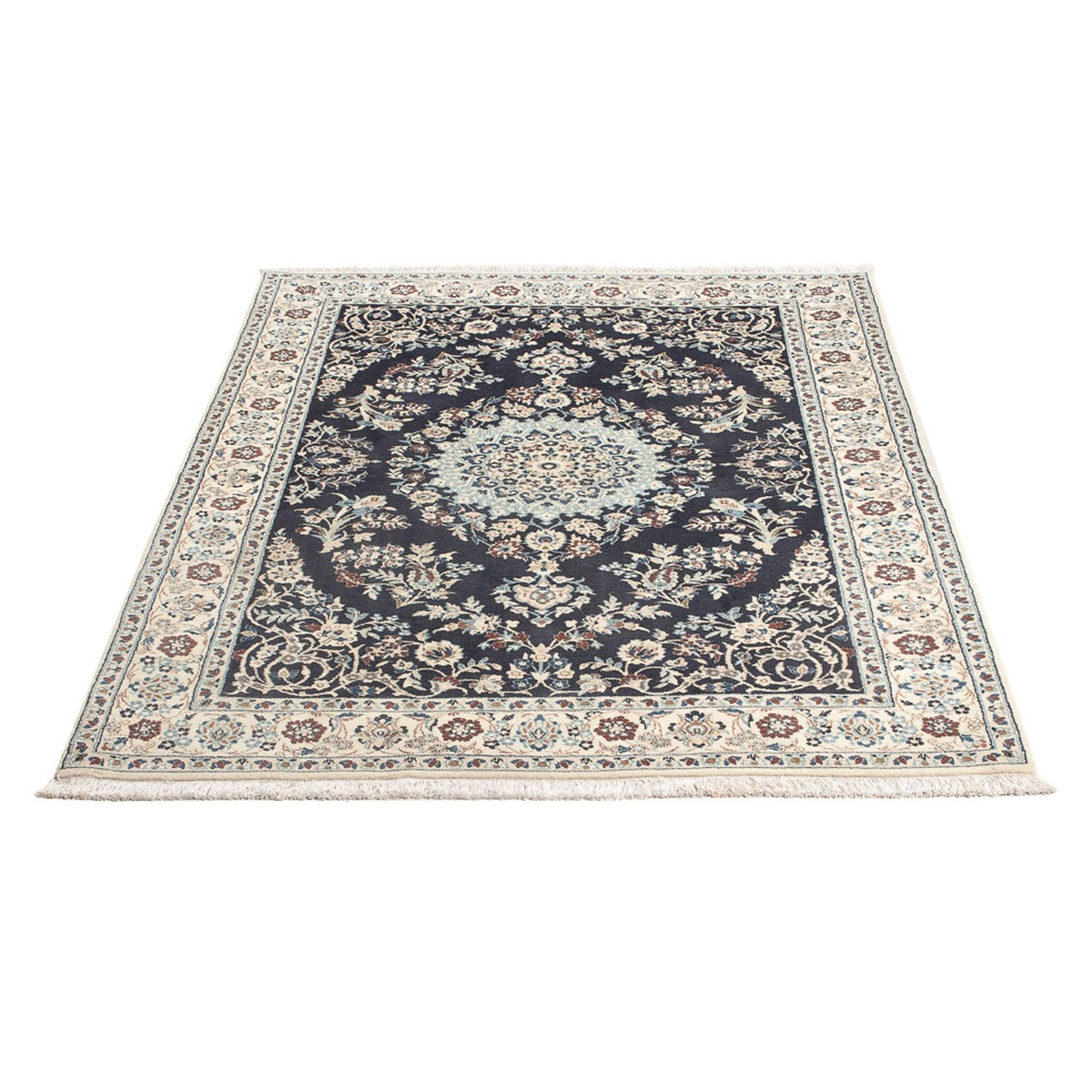 Perserteppich - Nain - Premium - 150 x 102 cm - dunkelblau