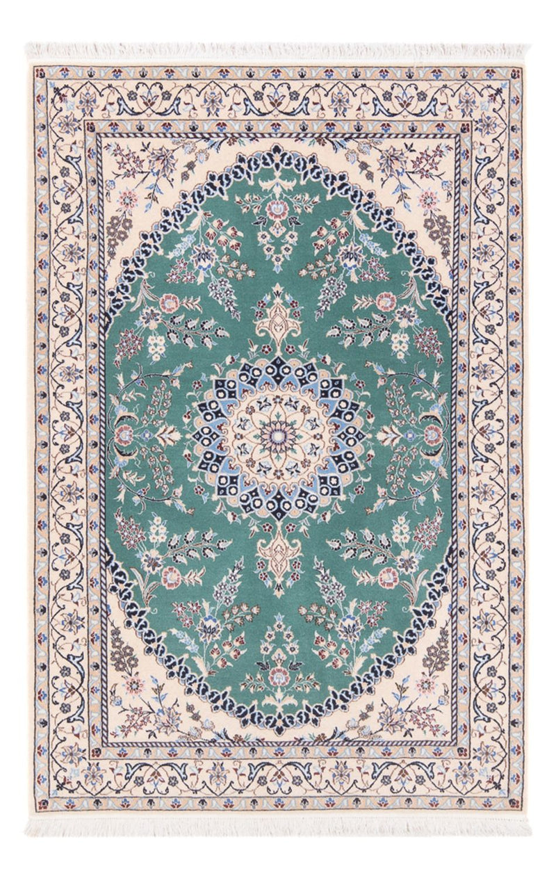 Perserteppich - Nain - Premium - 153 x 100 cm - grün