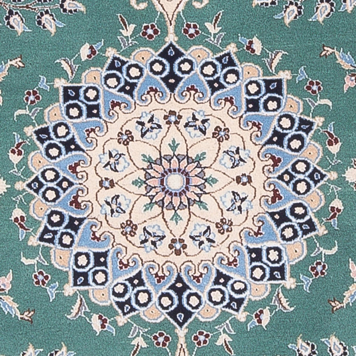 Perserteppich - Nain - Premium - 153 x 100 cm - grün