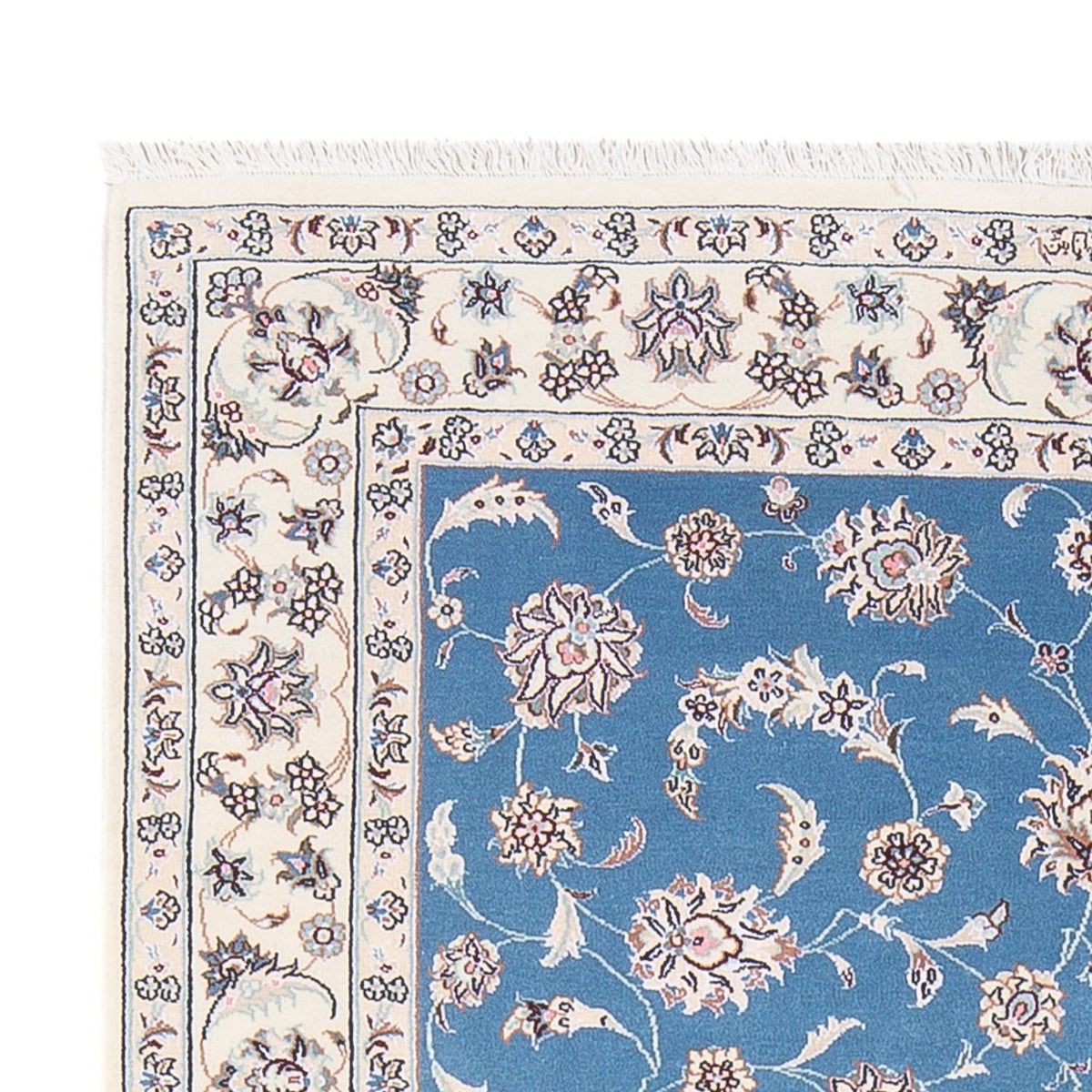 Perserteppich - Nain - Premium - 150 x 103 cm - blau
