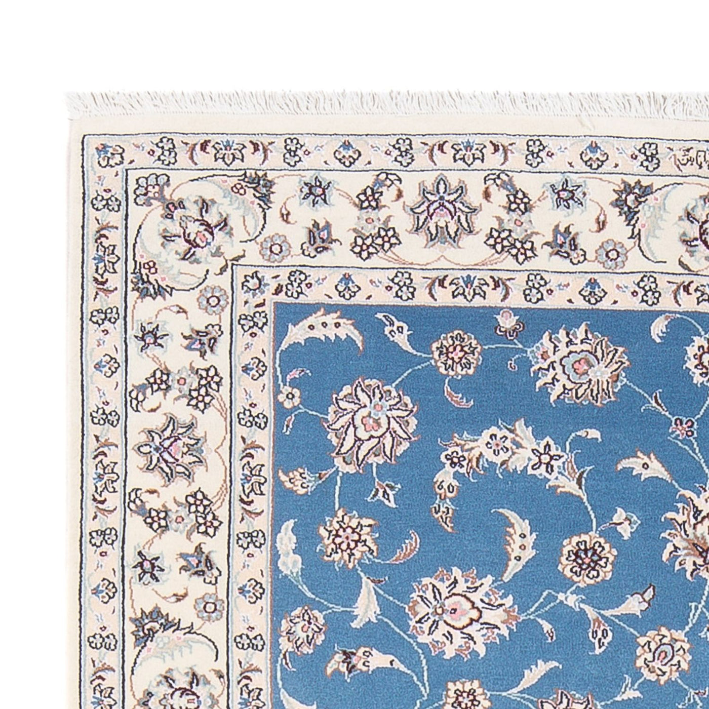 Perserteppich - Nain - Premium - 150 x 103 cm - blau