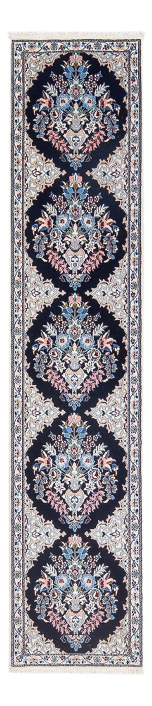 Läufer Perser - Nain - Premium - 202 x 46 cm - dunkelblau