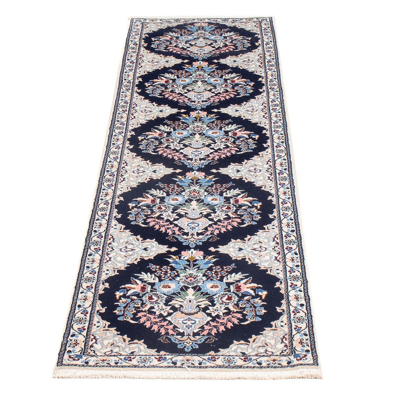 Läufer Perser - Nain - Premium - 202 x 46 cm - dunkelblau
