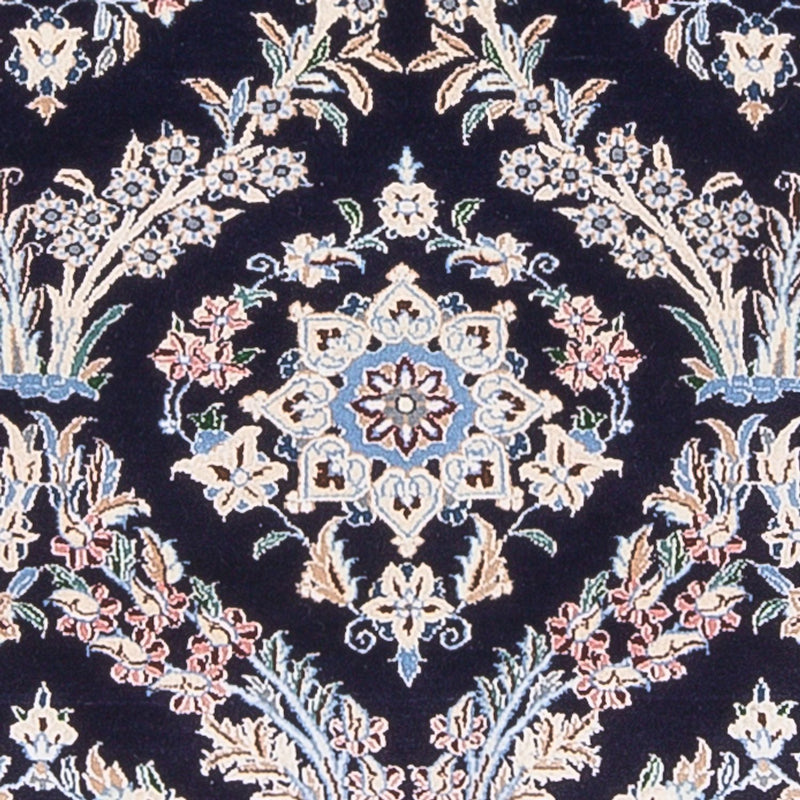 Perserteppich - Nain - Premium - 142 x 98 cm - dunkelblau