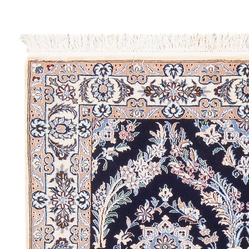 Perserteppich - Nain - Premium - 142 x 98 cm - dunkelblau
