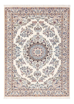 Perserteppich - Nain - Premium - 132 x 98 cm - creme