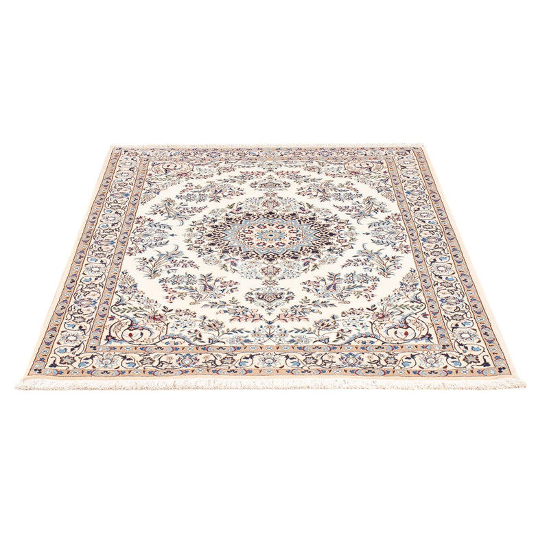 Perserteppich - Nain - Premium - 132 x 98 cm - creme