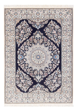 Perserteppich - Nain - Premium - 147 x 104 cm - dunkelblau