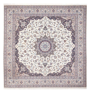 Perserteppich - Nain - Premium quadratisch  - 308 x 308 cm - creme