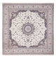 Perserteppich - Nain - Premium quadratisch  - 308 x 308 cm - creme