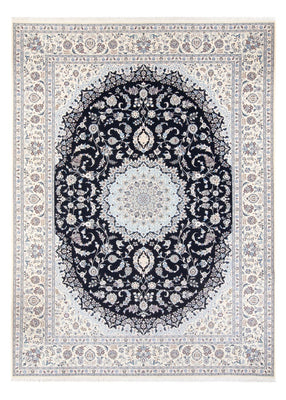 Perserteppich - Nain - Premium - 345 x 252 cm - dunkelblau