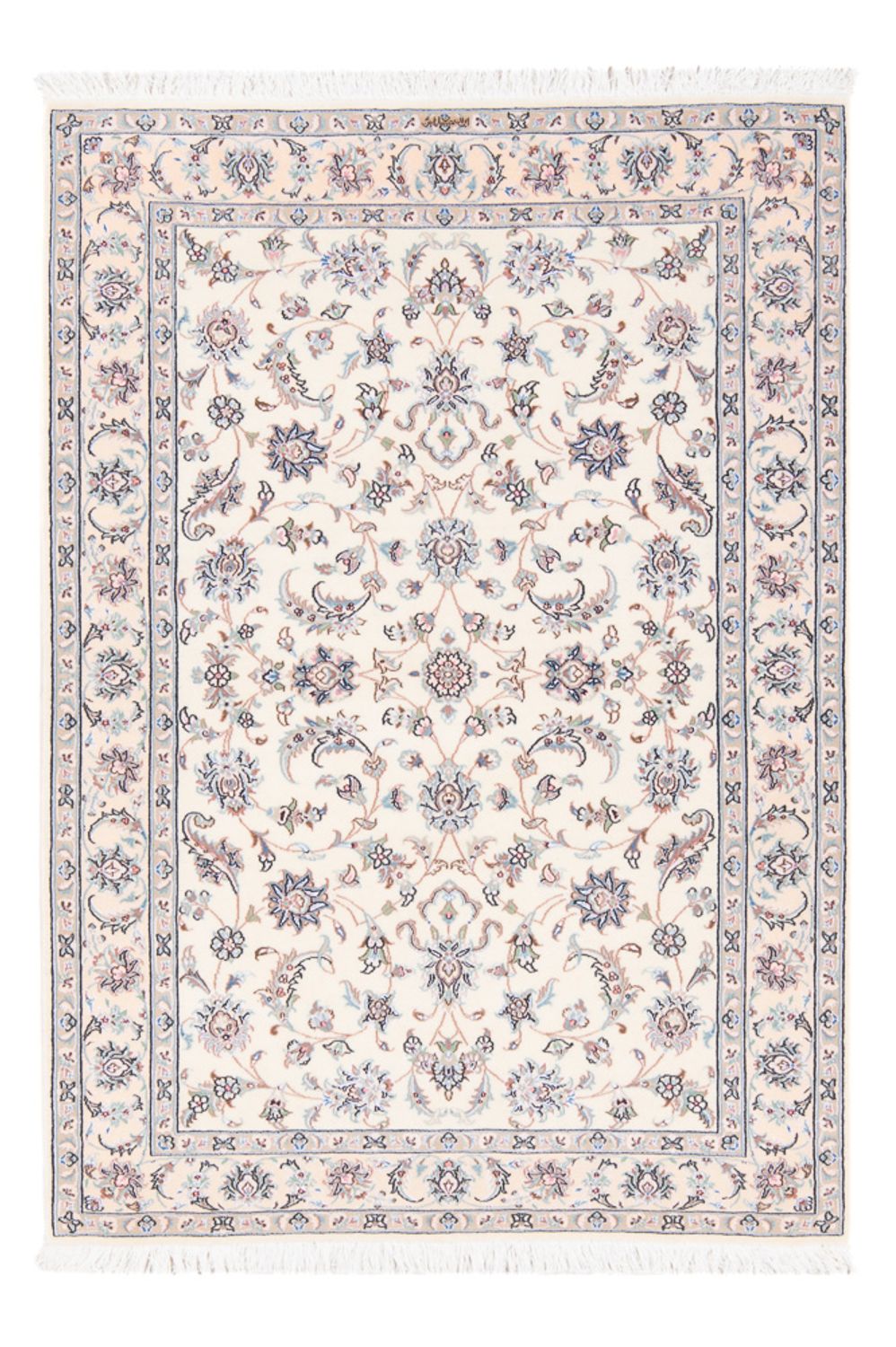 Perserteppich - Nain - Premium - 150 x 102 cm - creme
